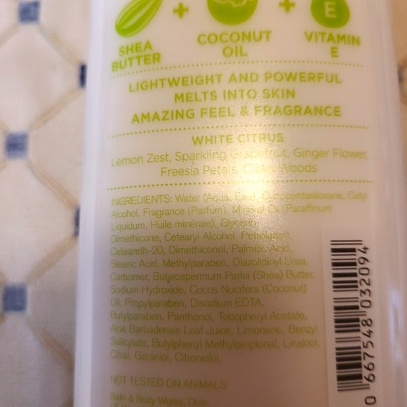 🆕️🍋🍈NWT White Citrus Body Lotion - Picture 4 of 6